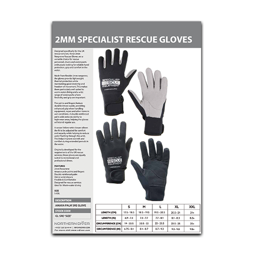 2mm SRE Gloves Datasheet
